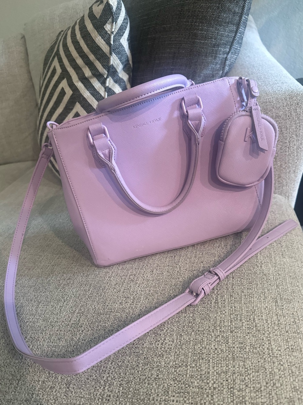 Lilac Satchel Bag - Kendall & Kylie